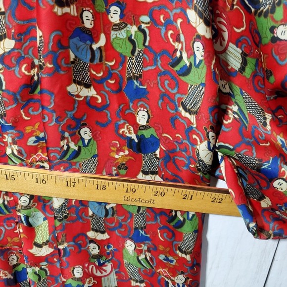 JOSIE Women's Size Small Kimono Asian Robe House Jacket Polyester Nightwear - Picture 9 of 9